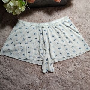 Skims Floral Loose Sleep Lounge Shorts XXS
